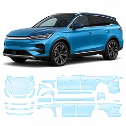 Антигравійна захисна бронеплівка за лекалами для BYD Tang III 2023- повний кузов