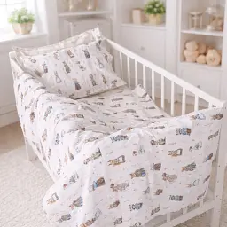 Дитяча постільна білизна LITTLE KIDS Poplin Line Kids Animals (2200012788752)