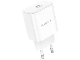 Мережевий зарядний пристрій Borofone BA81A 20 W White (6941991108181)