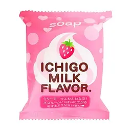 Тверде мило Pelican Petit Strawberry Milk 80 г (4976631477589)