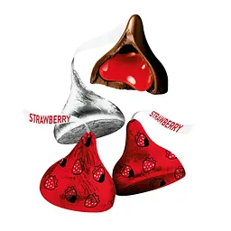Цукерки HERSHEY'S KISSES Chocolate Dipped Strawberry, 255 г - мініатюра 4