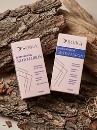 Крем для обличчя Soika Нічний 3D Hyaluron - мініатюра 2