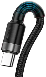 Кабель Baseus Cafule HW Quick Charging Cable USB to Type-C 40W 1m CATKLF-PG1 Black-Grey - мініатюра 4