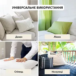 Подушка Idei Nordic Classic антиалергенна 50х70 см біла (8000034683) - мініатюра 4