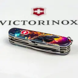 Ніж Victorinox Huntsman Zodiac 91мм 15функ Зірковий дракон - мініатюра 6