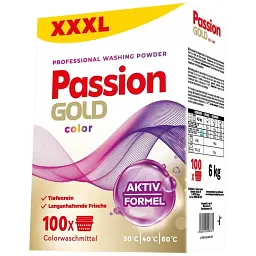 Пральний порошок Passion Gold Color, 6.6 кг, 100 прань
