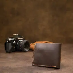 Чоловіче шкіряне портмоне GRANDE PELLE 11,5х9х1 см acs0018622 - мініатюра 7