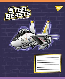 Набір зошитів шкільних YES А5/12 лінія Steel Beasts 25 шт (767710) - мініатюра 5