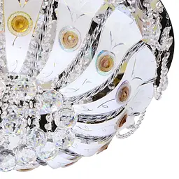 Люстра стельова Brille розвмна кришталева E14 40W WH (BCL-616C/9) - мініатюра 3