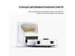 Робот-пилосос з вологим прибиранням Dreame Mova E20 Plus (RLE22GD) White - мініатюра 6