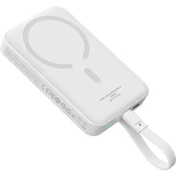 Портативний акумулятор Baseus Magnetic Mini Type-C Edition 30W 10000mAh white (P1002210B223-00) - мініатюра 3