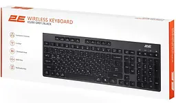 Клавіатура 2E KS280 Wireless EN/UK Silent (2E-KS280WBGR_UA) - мініатюра 9