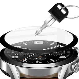 Полімерна плівка 3D (full glue) (тех.пак) для Samsung Galaxy Watch 7 44mm Чорний - мініатюра 2