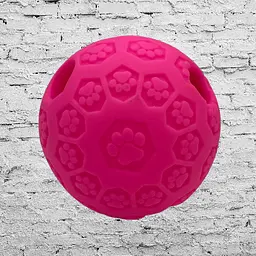 Іграшка-м'яч для собак Derby Dog Paw Squeaky Chewing Ball Pink S