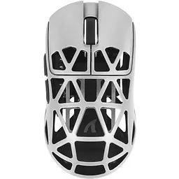 Мышка Attack Shark R2, Wireless/Bluetooth, 42000dpi. (PAW3950), 6кн., Silver gray