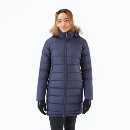 Парка жіноча Rab Deep Cover Parka Womens 8 Темно-синій