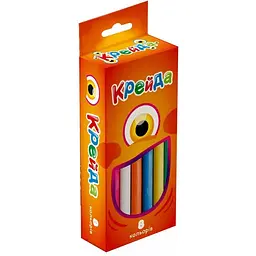 Крейда кольорова Strateg маленька кругла 8 шт. (50105) - мініатюра 2