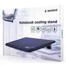 Підставка для ноутбука Gembird 15" Black (NBS-2F15-01) - мініатюра 5