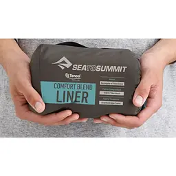 Вкладиш в спальник Sea To Summit Comfort Blend Sleeping Bag Liner Rectangular w/ Pillow Sleeve (1033-STS ASL032071-250201) - мініатюра 3