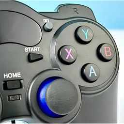 Бездротовий ігровий джойстик, геймпад чорний для приставки JH-850 - мініатюра 6