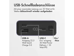 Зовнішній акумулятор (Power Bank) Imoshion Mini 20000mAh Lila (8720922141507) - мініатюра 2