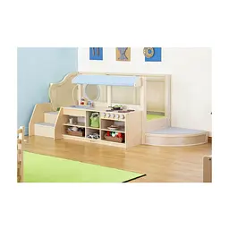 Игровой набор University Деревянный игровой комплекс Кухня с подиумом (U0504) - миниатюра 2