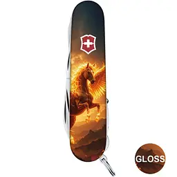 Складаний ніж Victorinox HUNTSMAN ZODIAC Вогняний пегас 1.3713.3.Z5250pk - мініатюра 4