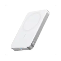 Павербанк Anker MagGo A1664 Ultra Slim магнітний з бездротовою зарядкою білий 10000 mAh