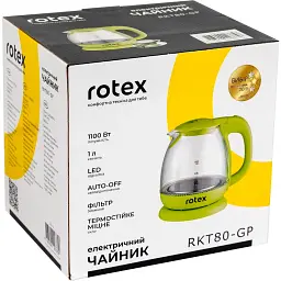 Електрочайник Rotex RKT80-GP [120241] - мініатюра 3