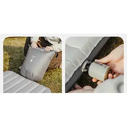 Матрац надувний Naturehike (CNK2450WS034) 9.5см - одномісний - 198х68 - коричневий - мініатюра 7