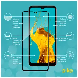 Скло захисне Piko Full Glue Samsung A04e Black (1283126547201) - мініатюра 3