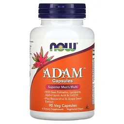 NOW Вітаміни для чоловіків ADAM - 90 капсул