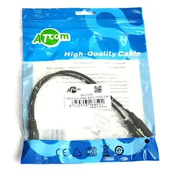 Адаптер перехідник Atcom 16850 Mini-Jack 3.5 тато 2 х Mini-Jack 3.5 мама 10 см - мініатюра 4