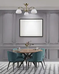 Люстра Italux PND-5122-3 Feneza E27 3x40W IP20 - мініатюра 2