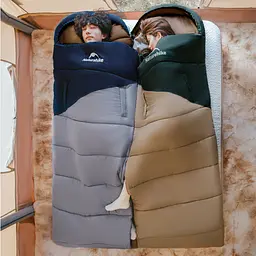 Спальник з капюшоном Naturehike Sunny Day PL02 U350 CNK2550WS028, (6°C), лівий, блакитно-синій - мініатюра 6