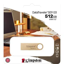 Флеш-накопичувач USB3.2 512GB Kingston DataTraveler SE9 G3 (DTSE9G3/512GB) - мініатюра 3