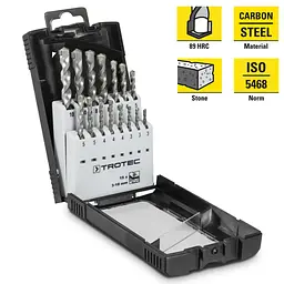 Набір свердел по каменю Trotec 15 pieces Stone Drill Set (6200001151) - мініатюра 5