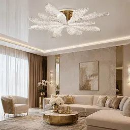 Світлодіодна люстра Splendid Ray LV/8 LED (GD), золото, білий, 110 Вт, від 20-30 м²