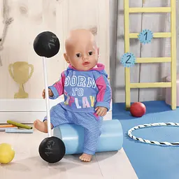 Набір одягу для ляльки Baby Born Спортивний костюм блакитний (830109-2) - мініатюра 5