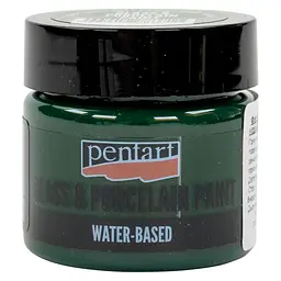 Фарба акрилова Glass&porcelaine, на водній основі, Зелена, 30 мл, Pentart (5997412783711)