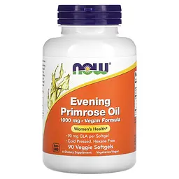 NOW Олія Примули Вечірньої, Evening Primrose Oil - 90 капсул
