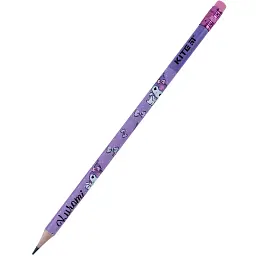Олівець графітовий Kite HK24-056 Kuromi з гумкою в тубі(36)(288)