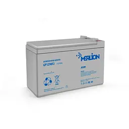 Акумуляторна батарея MERLION AGM GP1290F2 (06010) 12 V 9 Ah (150 x 65 x 95 (100)) White Q10
