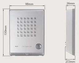 Домофон Panasonic KX-T7765X для KX-TDE100/200 KX-TEM/S824 KX-TDA30/100/200/600 - мініатюра 2
