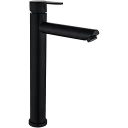Змішувач для раковини Zerix DAX-001-A-High Black (ZX4810) - мініатюра 2