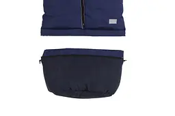 Зимовий конверт Nuvita 9845 Carryon, темно-синій з бежевим (NV9845CARRYONNAVYBLUE) - мініатюра 4