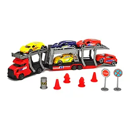 Ігровий набір Dickie Toys з автотранспортером з 5 машинками (3745012)