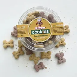 Ласощі для собак Печиво Ginger Cookies Puppy GinBone 130 г - мініатюра 2