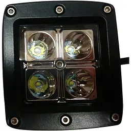 Світлодіодна додаткова LED фара 12W (3W x 4) 10-30V 82x75x80 mm Далека (14-12W) 1 шт. (2590)