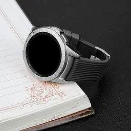 Ремінець BeWatch шириною 20 мм для Samsung Galaxy Active 2 Galaxy watch 3 41 мм Чорний (1012101) - мініатюра 7